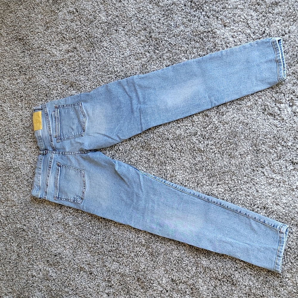 3/$15 Zara Kids | Distressed Destroyed Light Wash Skinny Jeans Size 13… - Picture 3 of 5